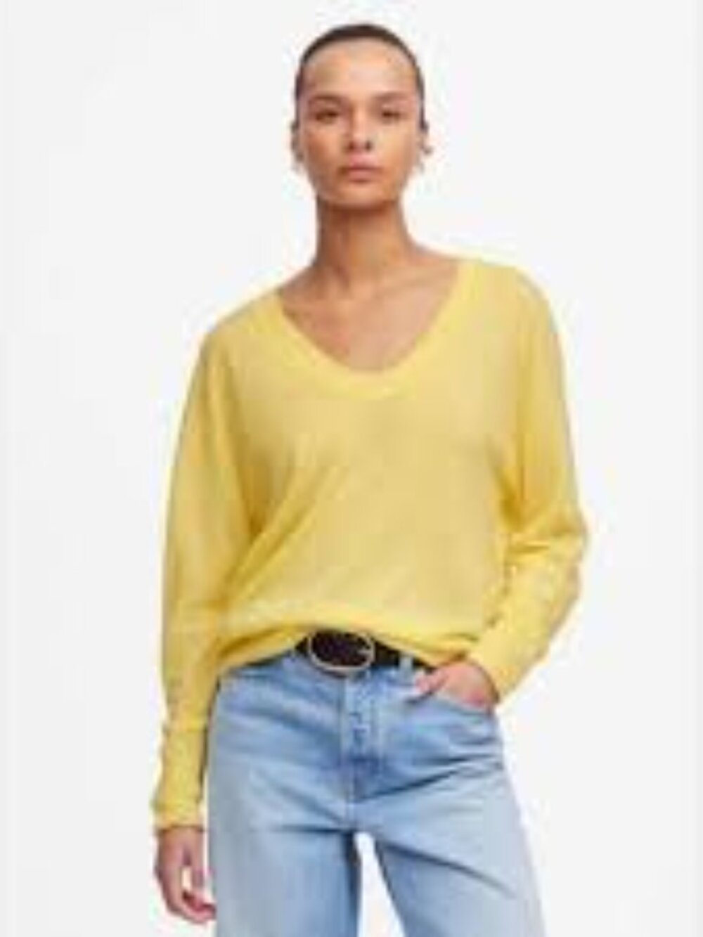 Madewell Cashmere U-Neck Pullover